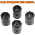 thumbnail image 6 of FENGGUIQU Table Football Parts Foosball Table End Caps Black PVC 16pcs for Fan Gear, 6 of 8