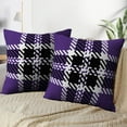 thumbnail image 3 of LALILO Throw Pillow Covers Lumberjack Trendy Hipster Tartan And Cushion Cover 18" x 18", 2 Pack, 3 of 6