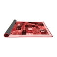 thumbnail image 2 of Ahgly Company Indoor Square Abstract Red Contemporary Area Rugs, 7' Square, 2 of 4