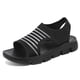 thumbnail image 3 of Sandalias para caminar Sandalias deportivas Sandalias elegantes Mujeres cómodas (36) Negro, 3 of 9