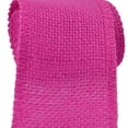 thumbnail image 3 of Unique Bargains Wedding Jute Belt Rope Cord String Pack Strap Arts Craft Roll Fuchsia 2.2 Yard Burlap Ribbon, 3 of 3