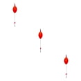 thumbnail image 2 of Soidarity Caña de pescar a la deriva Espuma anticolisión Deriva brillante Alarma Boya Fuerte resistencia a la tracción Accesorios de equipo de pesca Rojo 3piezas Soidarity CBP383379, 2 of 6