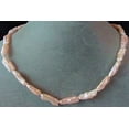 thumbnail image 3 of Lovely Natural Creamy Peach Biwa FW Pearl Strand | 25x7.5-18x9mm | 20 Pearls |, 3 of 6