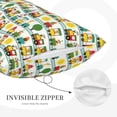 thumbnail image 3 of Honeii Train With Animals Decorative Throw Pillow Case - Elevate Your Couch, Sofa, or Bed with Stylish Home Decor, Perfect Gift Idea-16"x24", 3 of 6