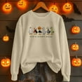 thumbnail image 4 of Spooky Season Halloween Sweatshirts for Women 2025 Crewneck Funny Goose Ghost Graphic Sweatshirt Pullover Tops, 4 of 6