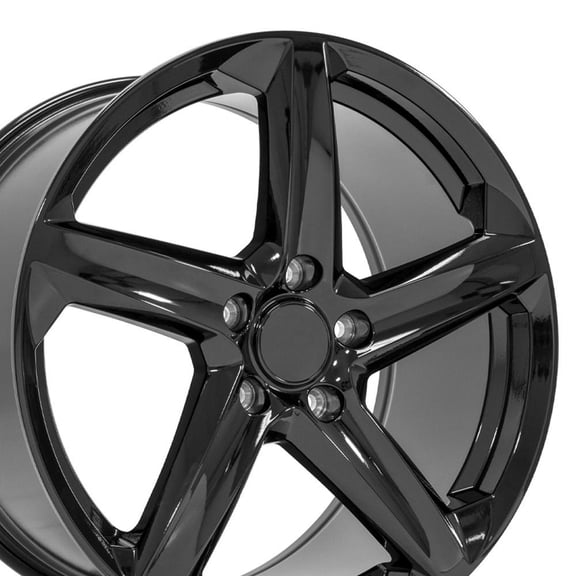 OE Wheels CV02C 19 Inch Rim Fits Corvette C8 Z06 Style 5x120.65 19x10 Gloss Black (1)