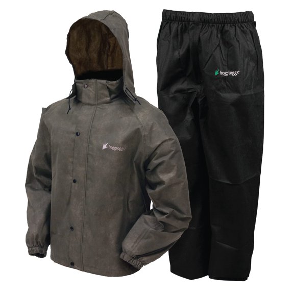 FROG TOGGS FT ALL SPORT RAIN SUIT STONE/BLK AS1310-105-S