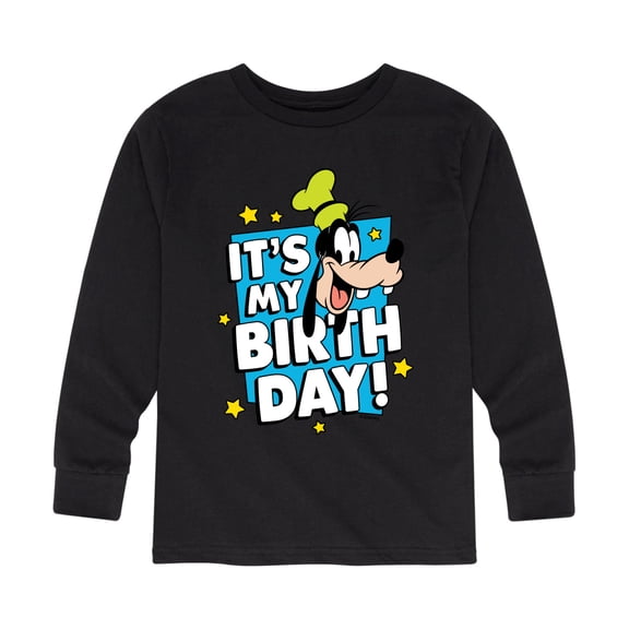 Disney - Goofy It's My Birthday Long Sleeve Graphic T-Shirt