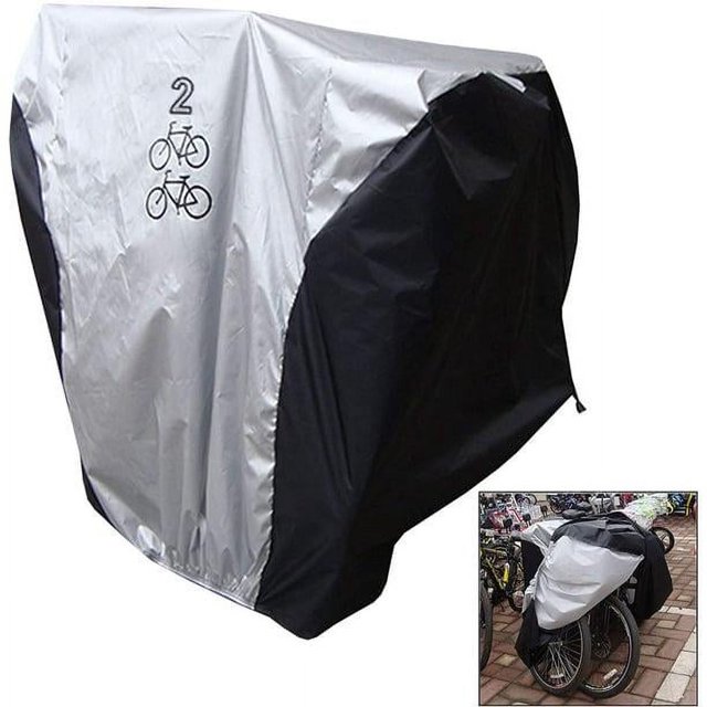 Funda para bicicleta para 2 bicicletas, funda impermeable para bicicleta, protección UV resistente a la lluvia y al polvo