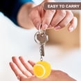 thumbnail image 4 of WEUVEB 5-Pack Yellow Tennis Keychain Charms Stylish Accessories for Keys, Bags, Sports Fans and Tennis, 4 of 7