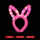 thumbnail image 2 of Doble capa bowknot red de perlas gasa foto clip de pelo femenino hermoso velo brillante orejas de conejo tocado, 2 of 2