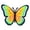A, variant on Metal Insect Wall Sculpture Set For Garden And Yard, Rust Proof Cute Outdoor Art Ornaments For Patio Backyard Fence, Decorative Bug Statues For Home Exterior (Multicolor, 17*12CM)