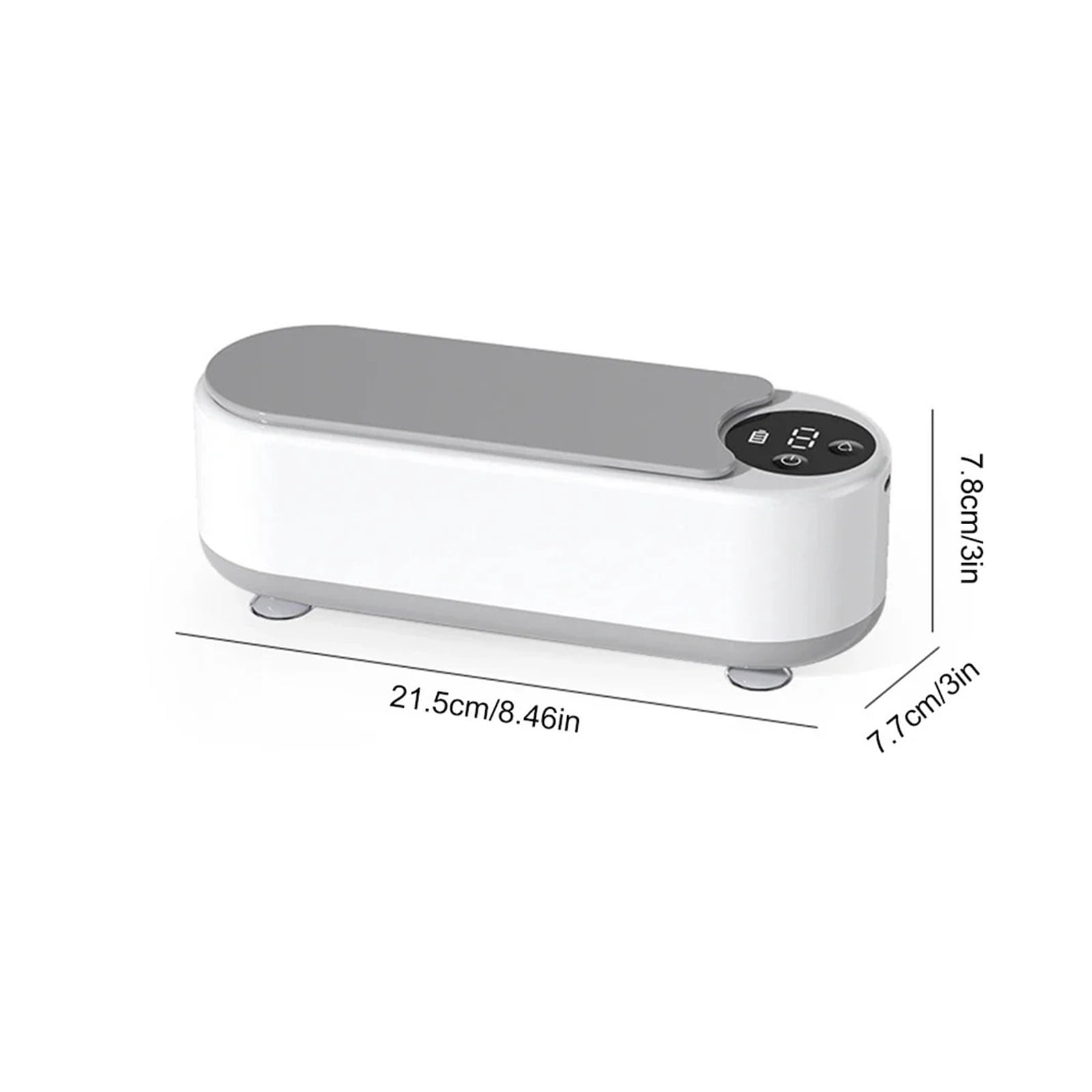 Ultrasonic Jewelry Cleaner Machine Portable Glasses Cleaner Eyeglass Washing Tool USB Rechargeable for Retainer Eyeglass Watches