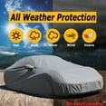thumbnail image 6 of All Weather Car Cover Fits 2021 2022 2023 2024 2025 HONDA CR-V , waterproof, uv-proof, easy access zipper, wind-proof, detachable straps grey, 6 of 7