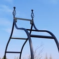 thumbnail image 2 of Garden Arch Arbor Arbour Trellis Archway for Climbing Plants Roses Vines Support Rack, Outdoor Garden Lawn Backyard Patio, Matte Black, 2 of 5