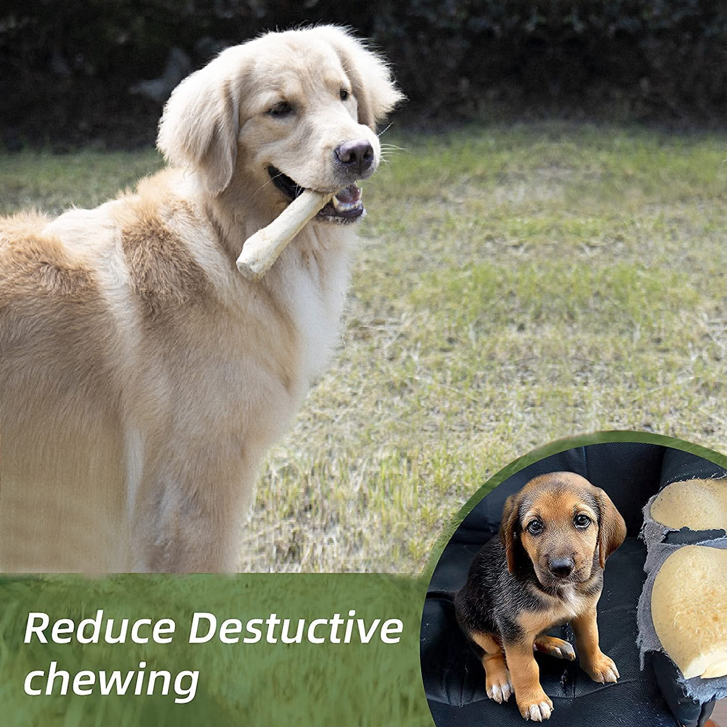 Dog Chew Toys Natural Healthy Coffee Wood Chew Sticks for Dogs Real Coffee Wood Safe Dog Chew Toy for Aggressive Chewers