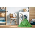 thumbnail image 2 of Ahgly Company Machine Washable Indoor Square Transitional Emerald Green Area Rugs, 5' Square, 2 of 7