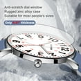 thumbnail image 3 of Bomieux Watch for Women Nurse Watch for Doctors Luminous Easy Read Dial,12/24 Hours with Second Hand,Silicone Band,Waterproof Watch Mother's Day gift for Women, 3 of 8