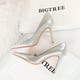 thumbnail image 4 of Zapatos de lujo elegantes de estilo banquete para mujer, tacones finos, boca ultra baja, puntiagudos, altos, para boda, sexys, 4 of 5