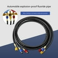 thumbnail image 4 of Professional HVAC Charging Hose Set, 3 Color Coded Hoses with Valves for Multiple Refrigerants R1234YF R404A, 4 of 8