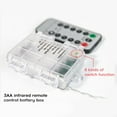 thumbnail image 2 of Snowflake Battery Box String Light Remote Control Room Decoration Christmas Holiday Party Light Outdoor Camping Decorative Modeling Hanging Lamp, 2 of 7