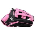 thumbnail image 3 of SSK ZSLOW DIMPLE 13" Slowpitch Softball Glove ZSD-1300BLKPNK3, 3 of 6