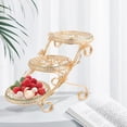 thumbnail image 4 of Three-Tiered Snack Tray Candy Serving Buffet Appetizers Vanity Trays, 4 of 8