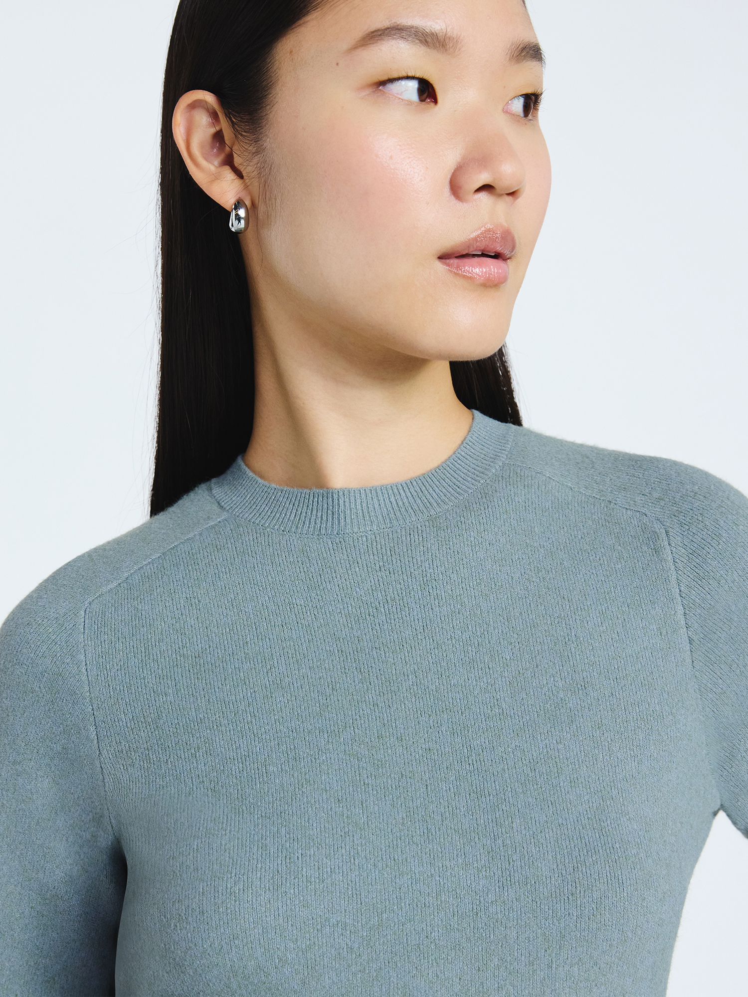 Scoop Women's Saddle Sweater Dress with Long Sleeves, Sizes XS-XXL