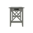 thumbnail image 4 of X Design Desk with Drawer & Charging Station in Grey, 4 of 7