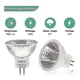 thumbnail image 3 of Mr11 Halogen Bulbs (pack Of 12), Gu4 Halogen Lamp 12v 20w, Mr11 Gu4 Dimmable Bulb Glass Cover For Ceiling Light, 2 Pin Halogen Bulb 2700k Warm White, 3 of 5