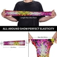 thumbnail image 3 of Yiaed Colorful Tie Dye Stained Glass 3 Print Arm Sleeves,Cooling UV Sun Protection Sports Compression for Men/Women, 3 of 6