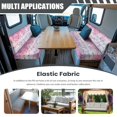 thumbnail image 3 of HELLHERO Festive Lights Snowflake RV Couch Cover Scratch-Resistant, Suitable for Camper Dinette Booth, Camper Cushion Covers for RV Sofa Bench, 3 of 5