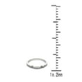 thumbnail image 2 of AoneJewelry 10K Round Diamond Wedding Band In Solid Rose, White & Yellow Gold, 2 of 5
