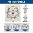 thumbnail image 6 of SWEET HONEY BEES Chair Back Covers Set of 8, Bees Farmhouse Retro Texture Stretch Dining Chair Back Slipcovers Removable Seat Cover for Kitchen Restaurant Hotel Cafe, 6 of 9