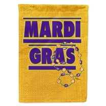 Carolines Treasures 8365CHF Mardi Gras Flag Canvas, Large, Multicolor