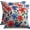 Blue Red, variant on Peony Floral Pillow Covers 18X18 Set of 2, Pink Green Grey Flower Vintage Print Pattern Decorative Throw Pillow Covers Outdoor Farmhouse Rustic Cushion Cases Couch Sofa Bed Decor