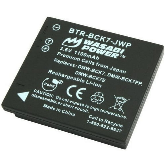 Wasabi Power Battery for Panasonic DMW-BCK7, NCA-YN101G