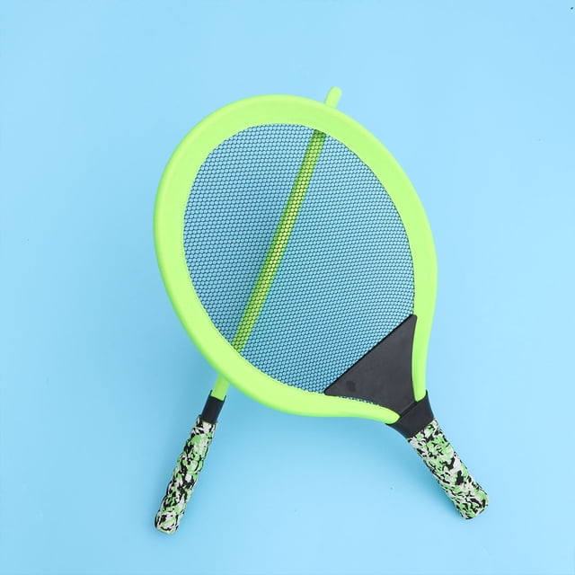 LOLIPPYY 2Sets Kids Tennis Rackets for Families Light Green EVA for Hand-Eye Coordination Development