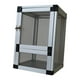 thumbnail image 1 of Hábitat para reptiles, rejilla de aire, jaula, ventilación, comedero, recinto, caja de cría, Plata, 1 of 9