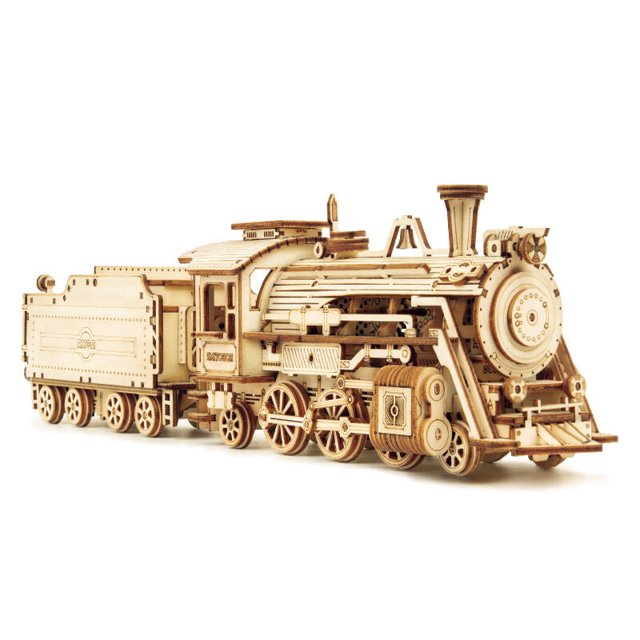 Robotime Ruotai 3d rompecabezas de madera tridimensional modelo de transmisión mecánica manual
