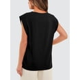thumbnail image 5 of YATELLE Cap Sleeve Tops for Women Summer Top Basic Tee Shirts Casual Tank Loose Fit 2025 Fashion, 5 of 5