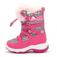 thumbnail image 3 of Nova Mountain Boys Girls Little Kids Winter Snow Boots NF-NFWB840-FuchsiaMulti-8, 3 of 6