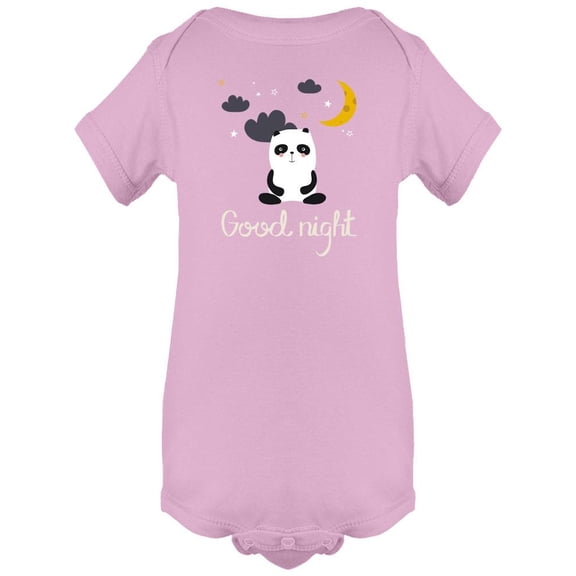 Good Night Panda Design Bodysuit Infant -Image by Shutterstock, Newborn