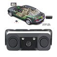 thumbnail image 4 of Kit de cámara de respaldo 3 en 1 Cámara de seguridad de marcha atrás para estacionamiento con vista trasera de automóvil en ángulo de 170 ° con un zumbador y dos sensores de radar para camión SUV RV, 4 of 5