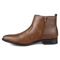 thumbnail image 2 of Vance Mens Alex Zip-up Cap Toe Dress Boot, Widths Available, 2 of 9