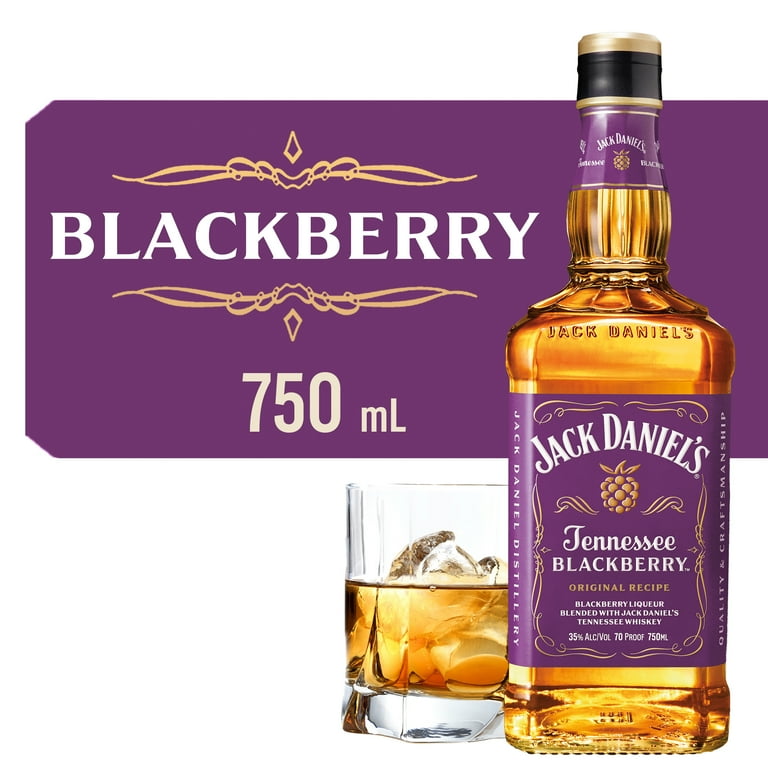 Jack Daniel's Tennessee Blackberry Whiskey Specialty, 750 ml