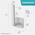 thumbnail image 6 of Perfect Curve Hat Holder Hook, White, 4-Pack, 6 of 7