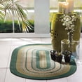 thumbnail image 1 of Pine Green Rustic & Lodge Flooring Sherwood Jute Oval Accent Rug, 1 of 2
