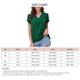 thumbnail image 5 of Blusas casuales LHCER de verano para mujeres Verde M, 5 of 5