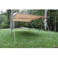 thumbnail image 5 of New Beige/Tan Vortex Pontoon / Deck Boat 4 Bow Bimini Top 10' Long, 97-103" Wide, 54" High, Complete Kit, Frame, Canopy, and Hardware (FAST SHIPPING - 1 TO 4 BUSINESS DAY DELIVERY), 5 of 6
